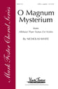 O Magnum Mysterium SATBB choral sheet music cover